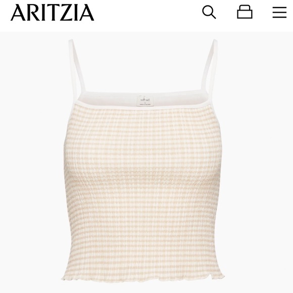 Aritzia Wilfred Jazz Tank Jazz Tank Hayward Birch/Espace Size Medium worn once - Picture 6 of 6